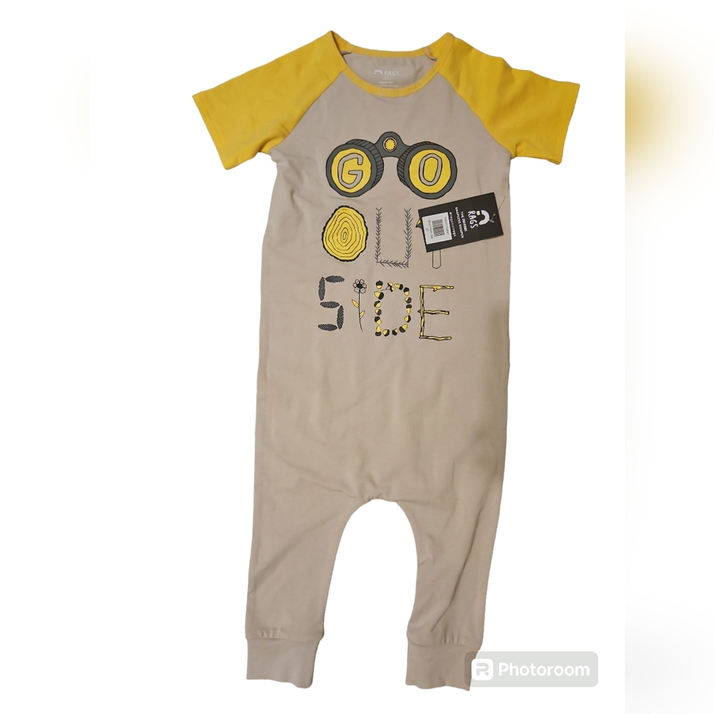 Nwt Rags to Raches GO Outside Romper size 2t new with tag